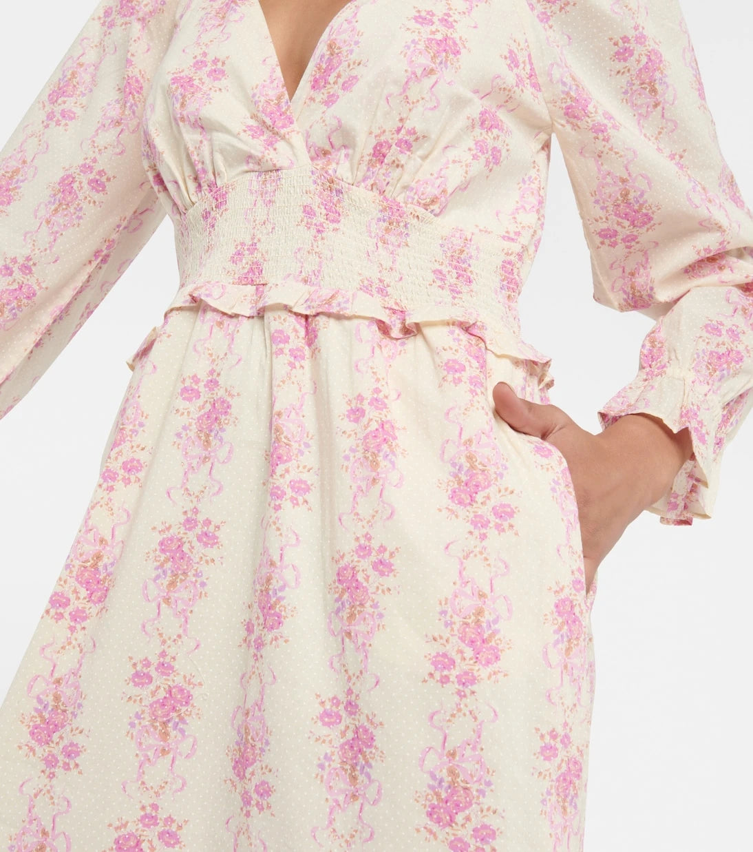 LoveShackFancy - Firefly floral cotton midi dress