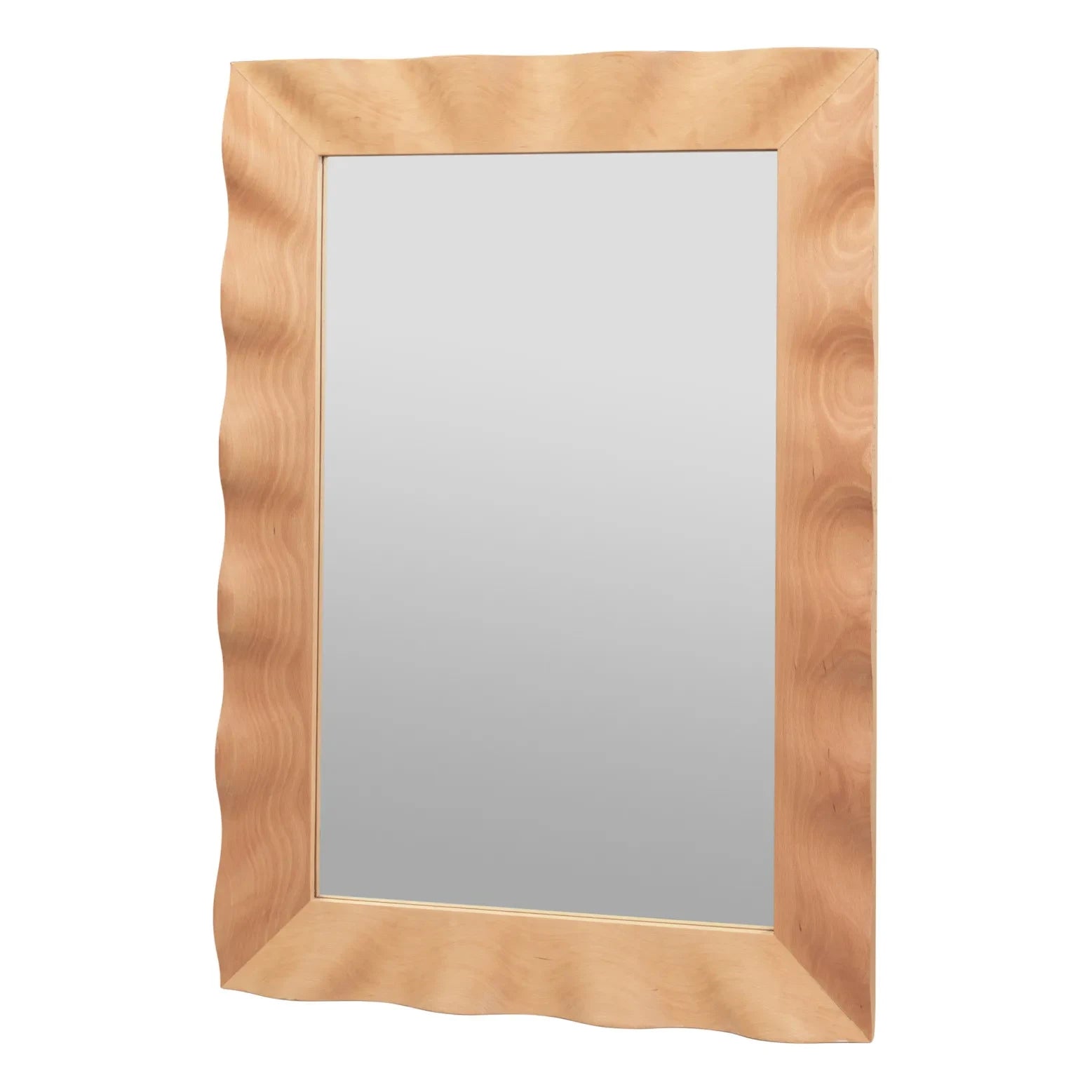Broste Copenhagen - Wavy Beechwood Mirror | Beech