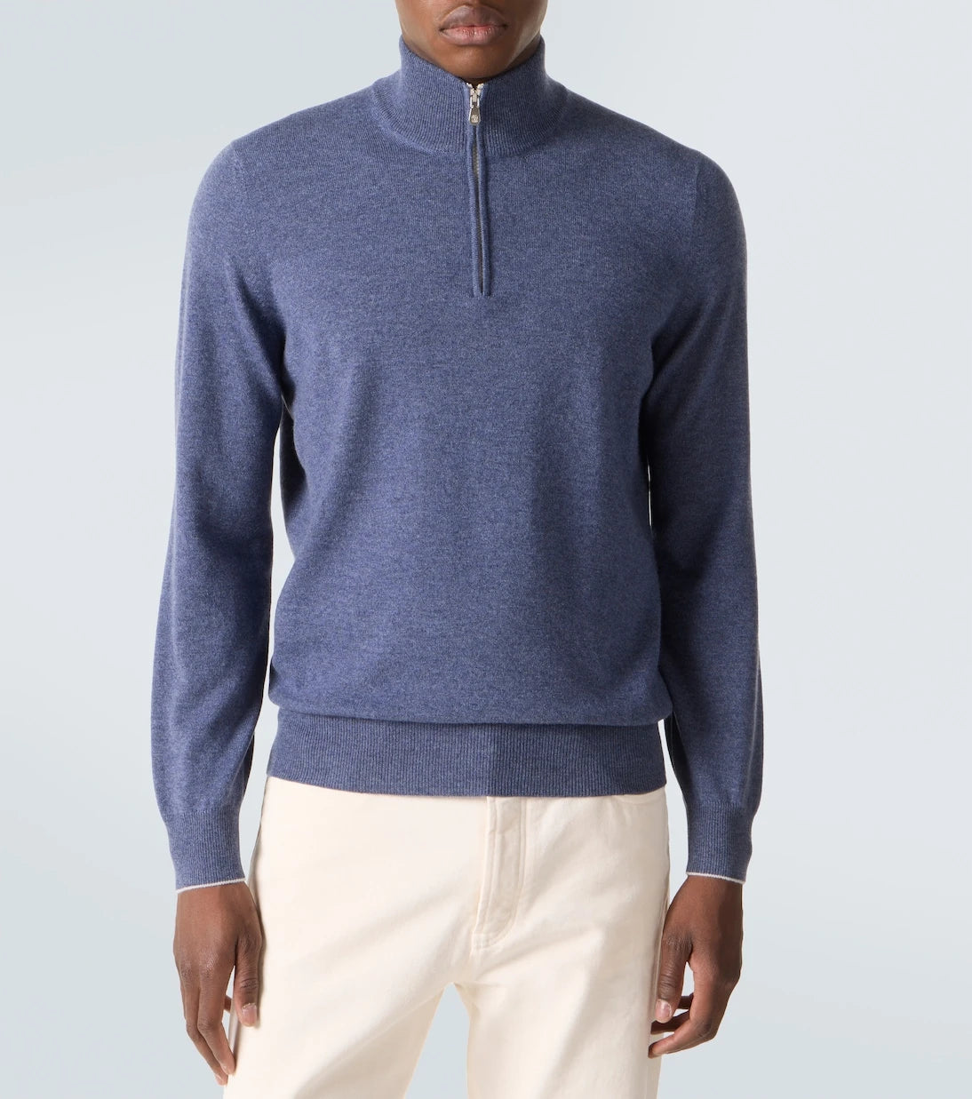 Brunello Cucinelli - Cashmere half-zip sweater