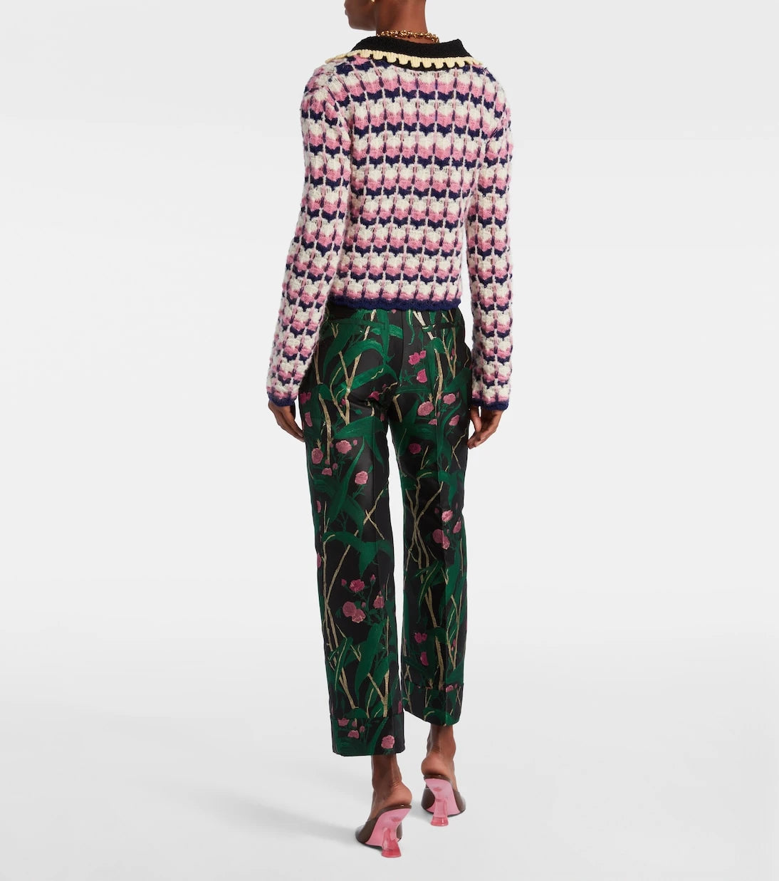 La DoubleJ - Picket wool-blend polo sweater