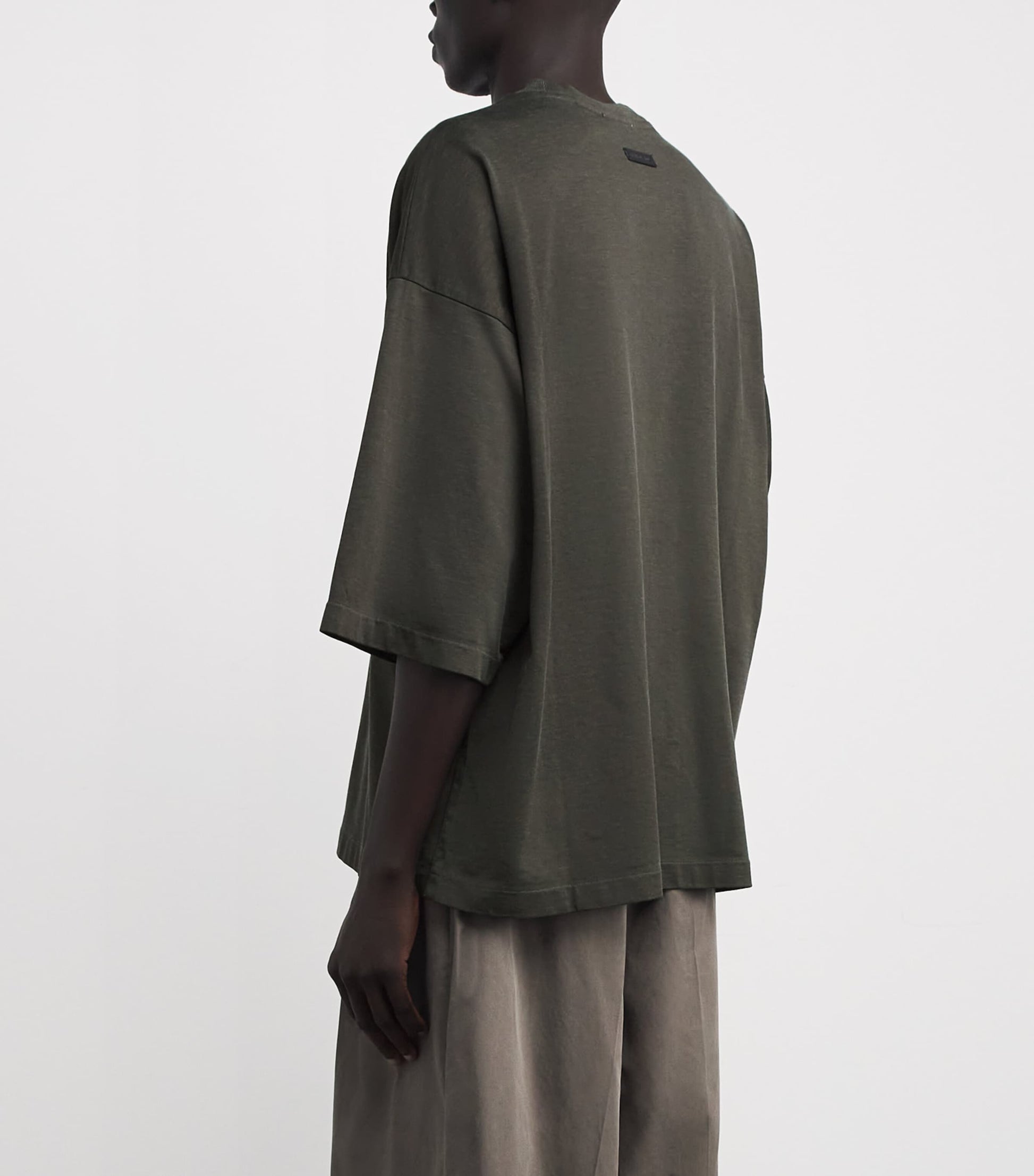 Cotton-Blend Oversized T-Shirt