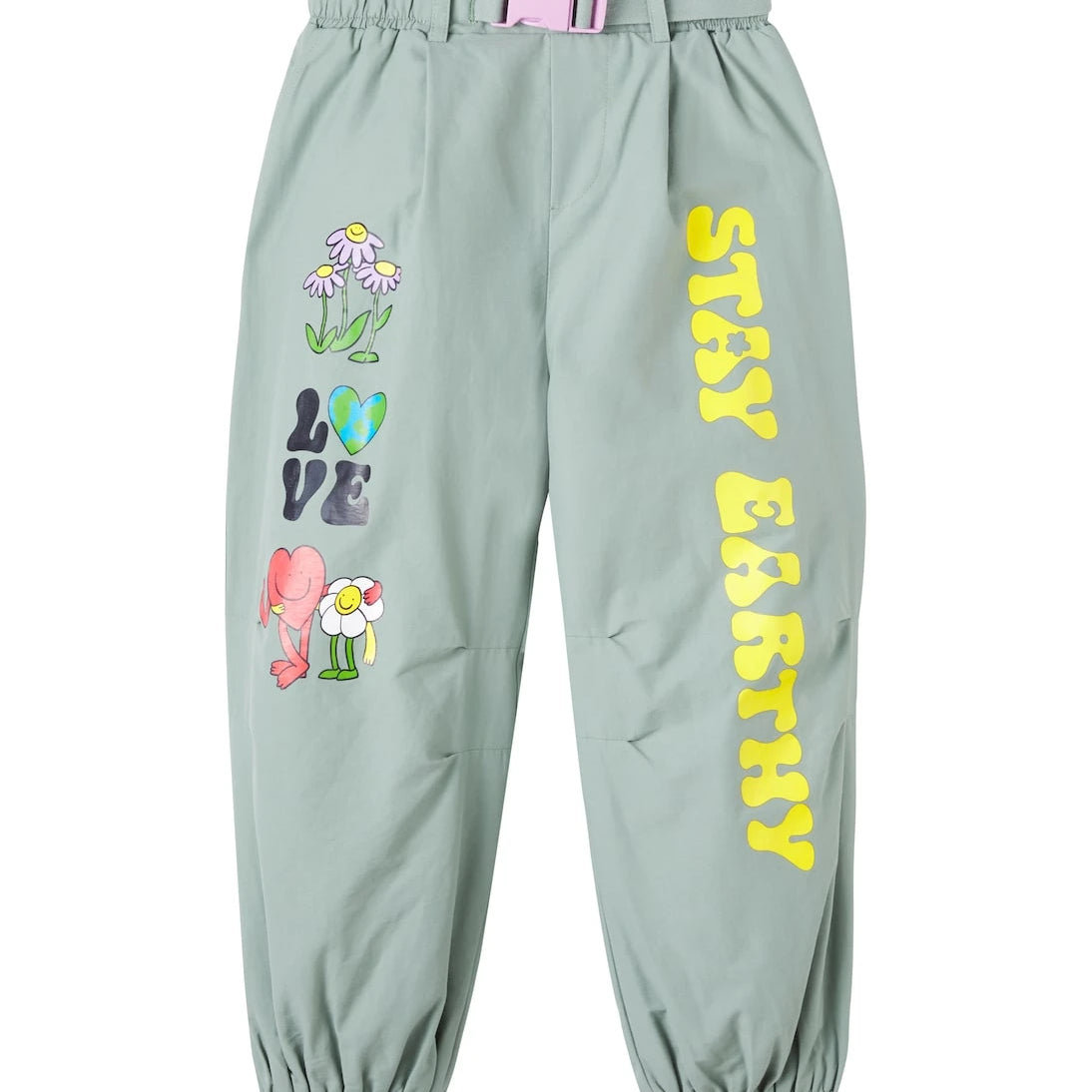 Stella McCartney Kids - Printed cotton-blend pants