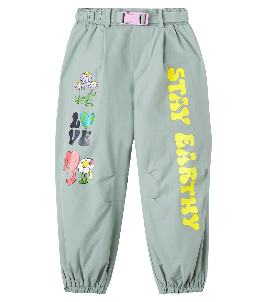 Stella McCartney Kids - Printed cotton-blend pants