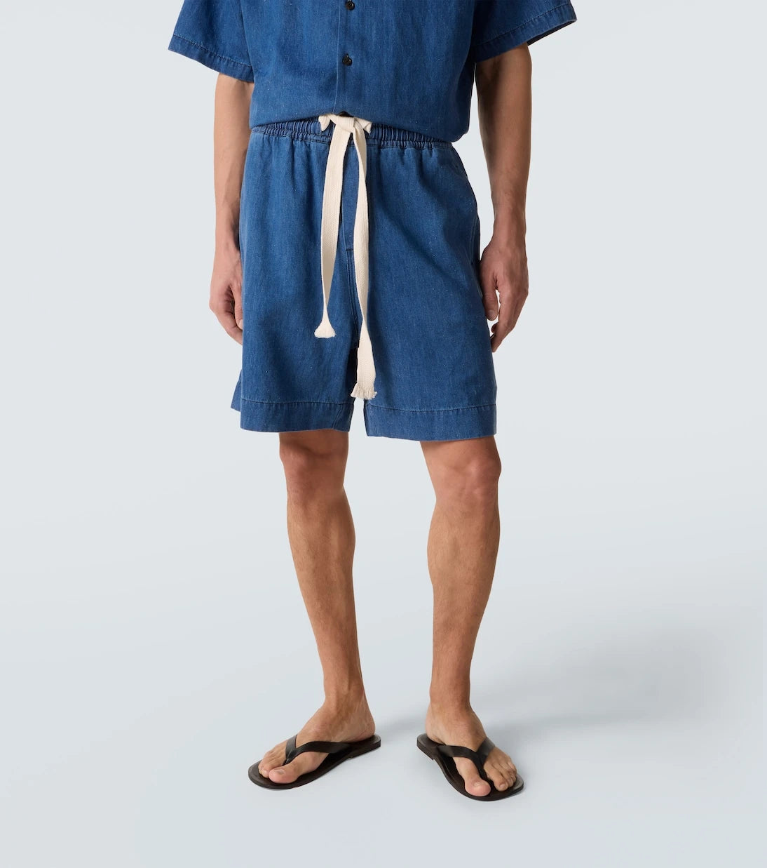Commas - Denim Bermuda shorts