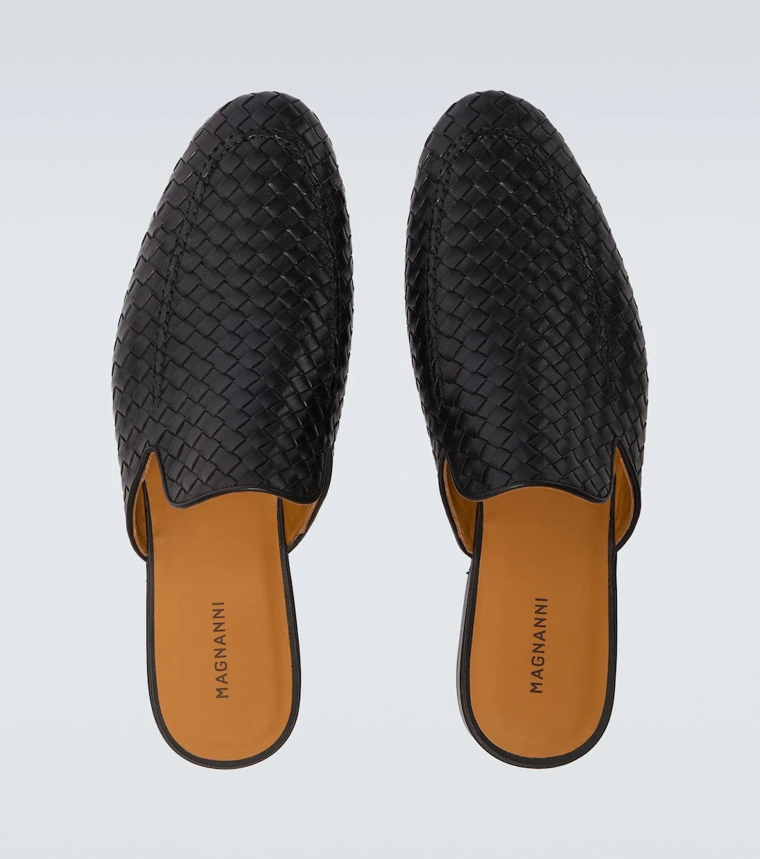 Magnanni - Woven leather mules