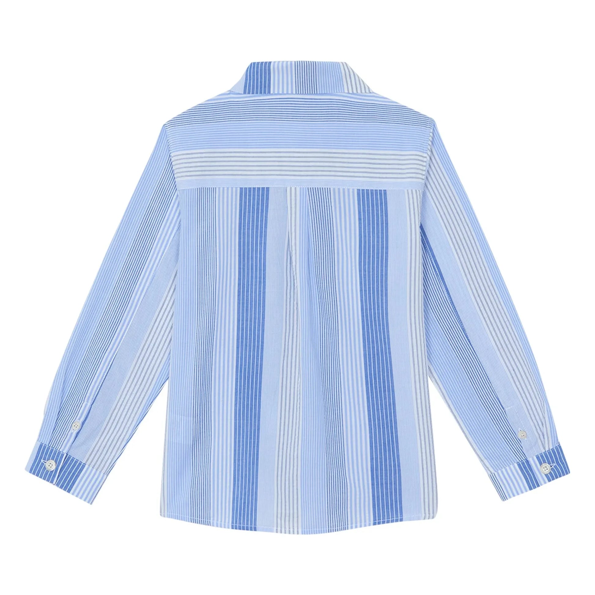 Tartine et Chocolat - Constrasted Bands Shirt | Blue