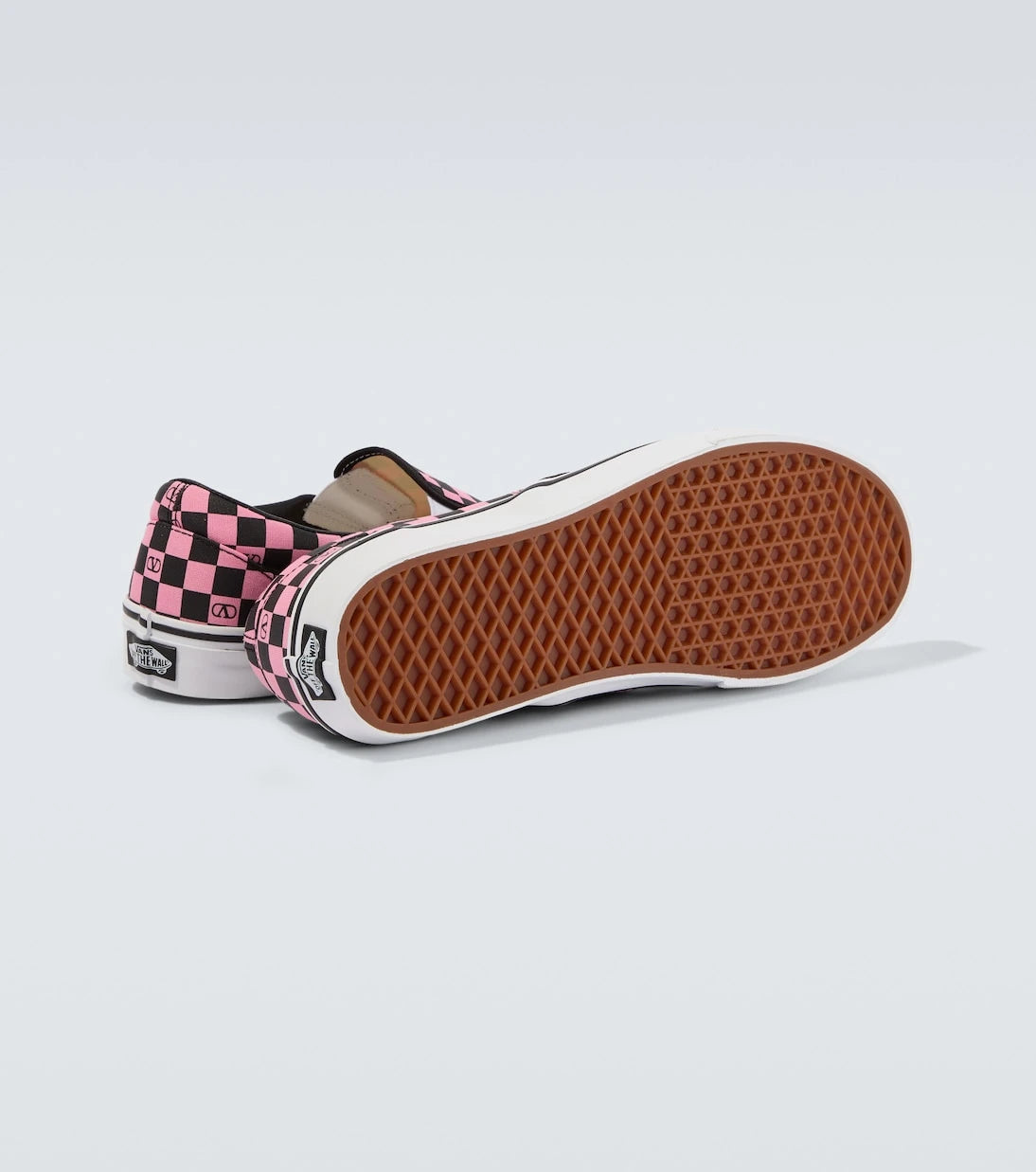 Valentino Garavani - x Vans VLogo checked slip-on shoes