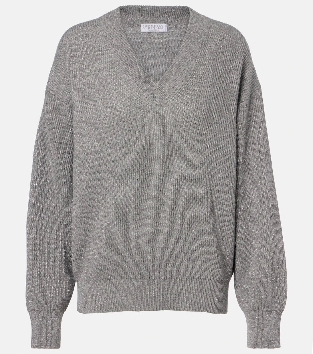 Brunello Cucinelli - Ribbed-knit cashmere-blend sweater