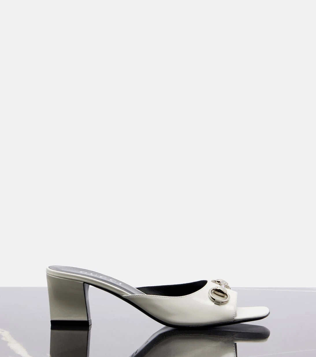 Gucci - Signora Horsebit leather mules