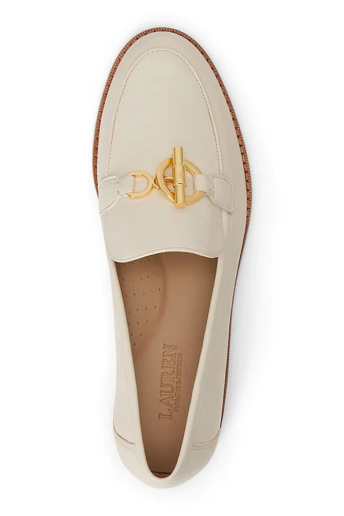 Lauren Ralph Lauren мокасини дамски от кожа Blaike