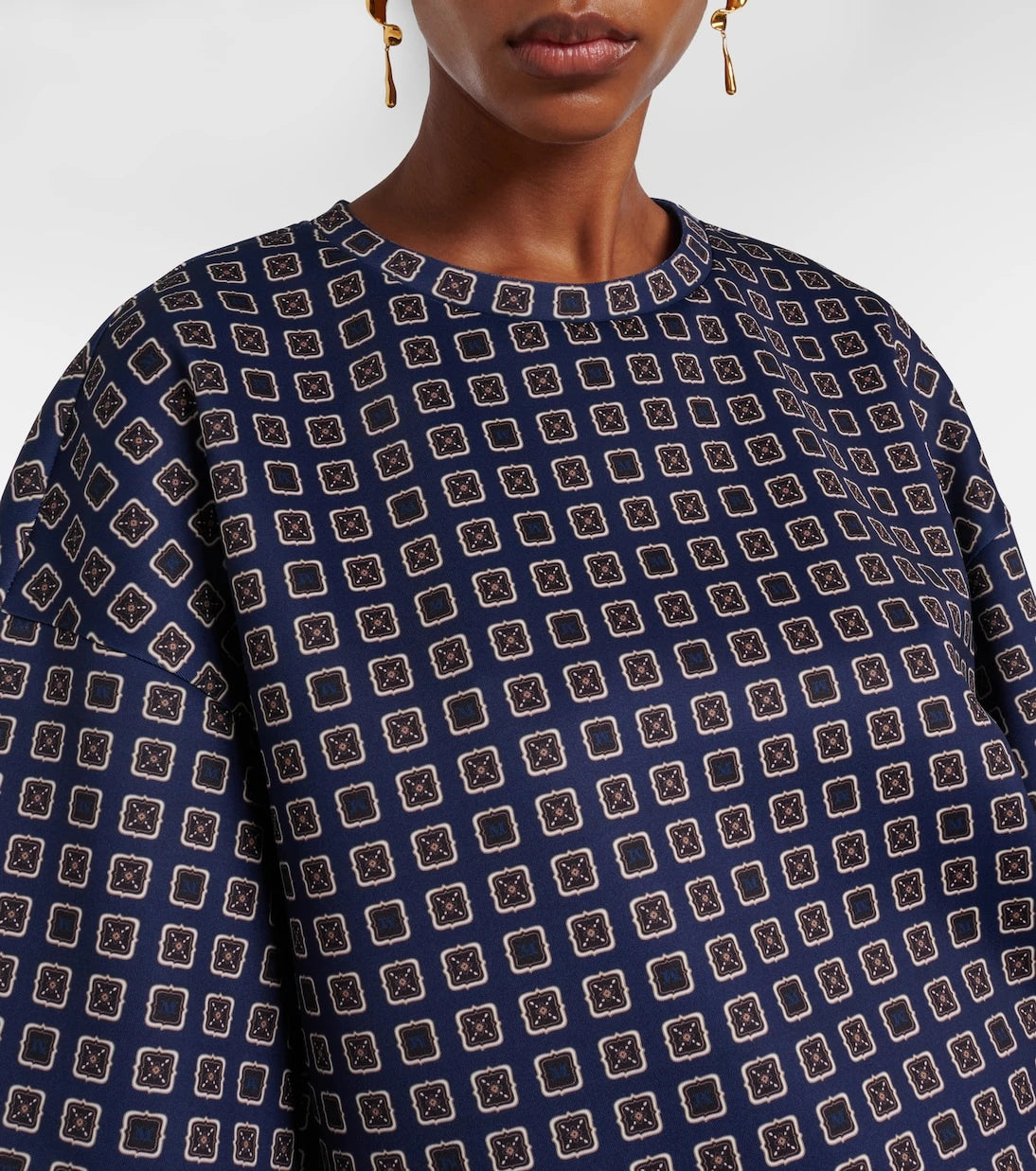 Max Mara - Notizia printed jersey top