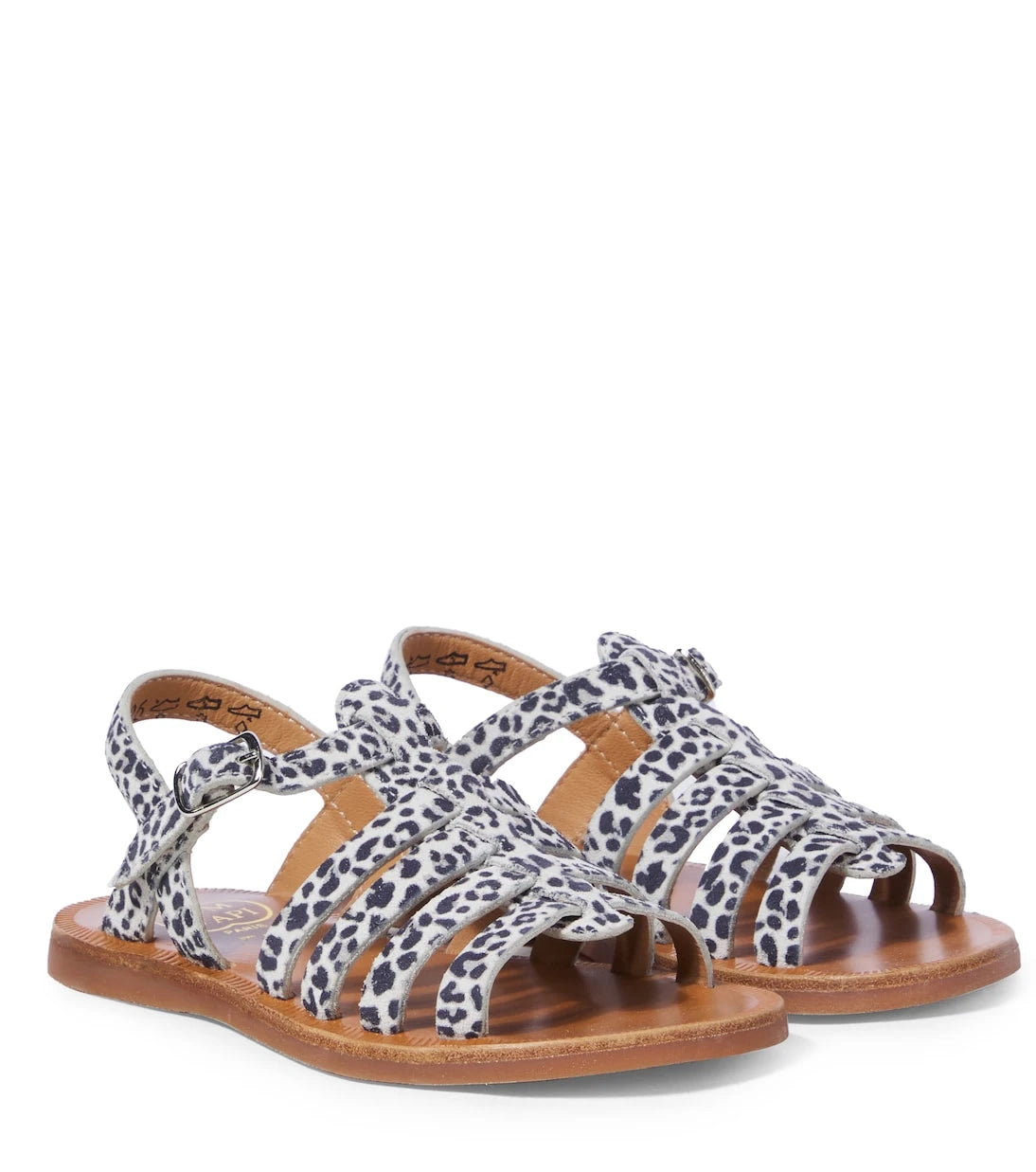 Pom d'Api - Plagette leopard-print leather sandals