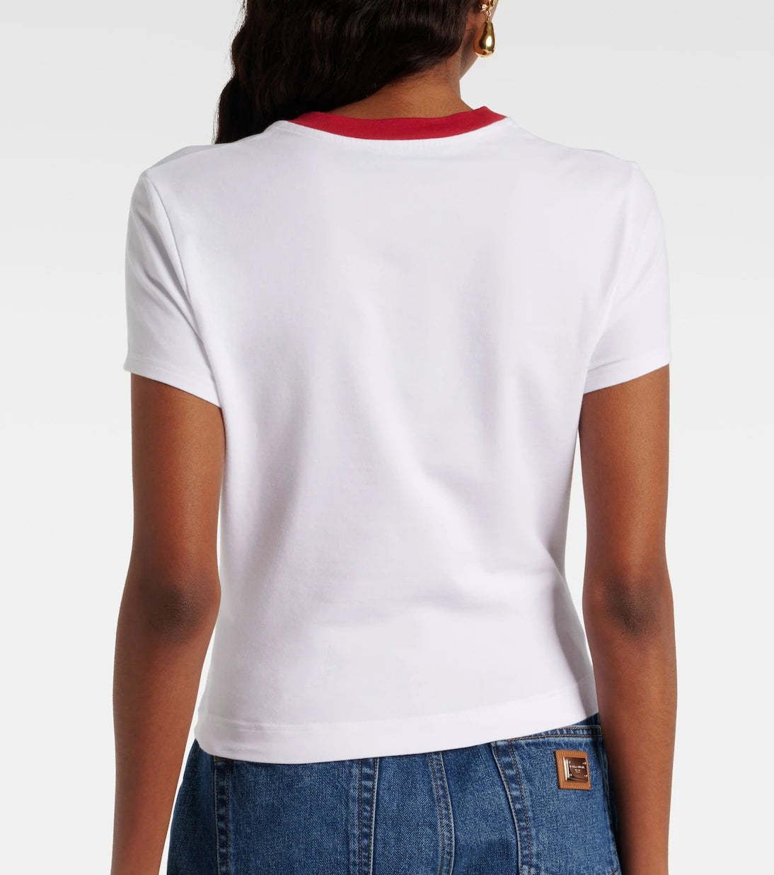 Dolce&Gabbana - Printed cotton-blend jersey T-shirt