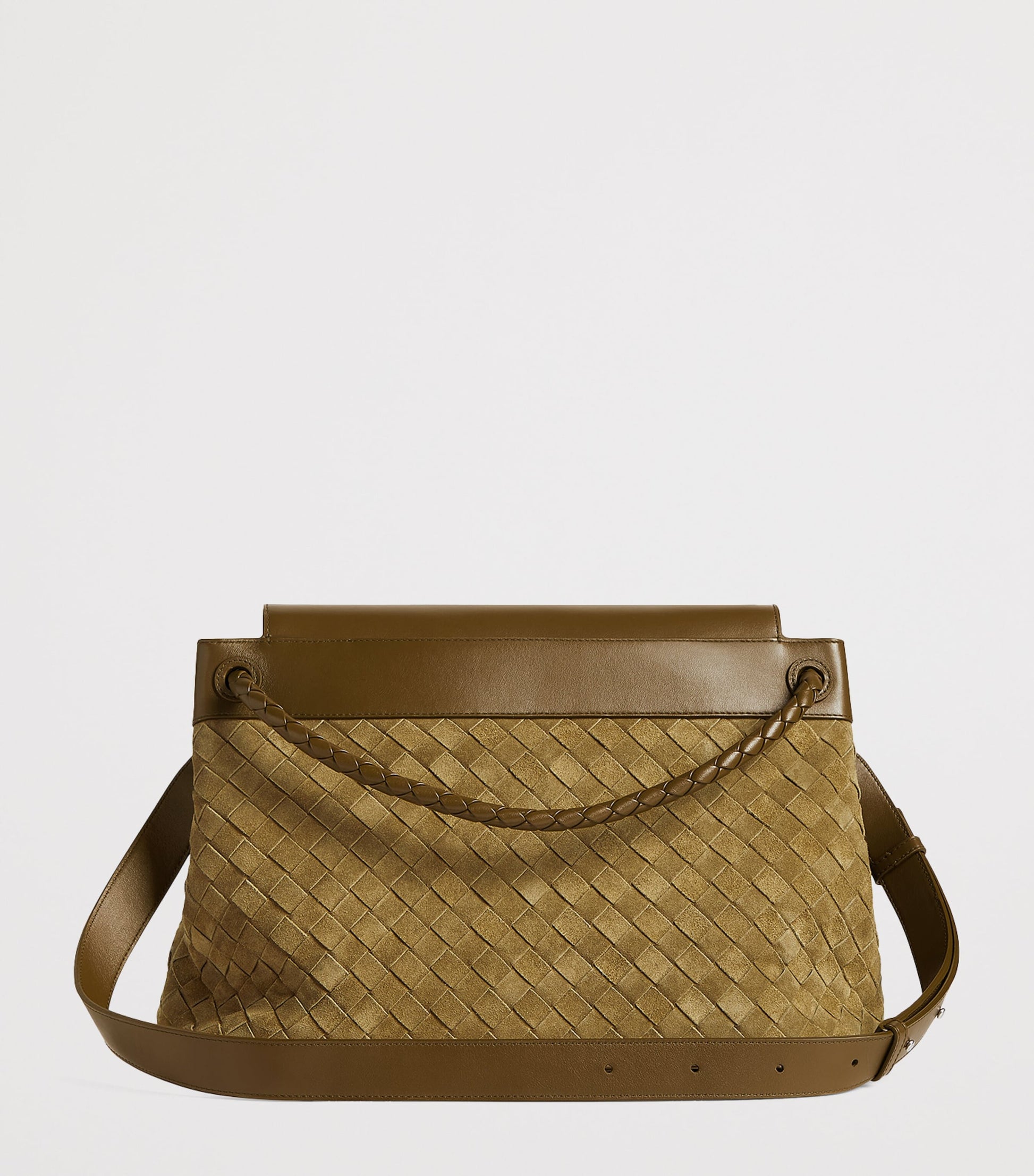 Bottega Veneta Leather Andiamo Messenger Bag