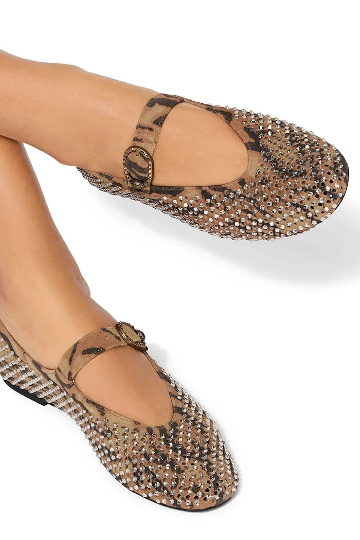 Kurt Geiger London балеринки от велур Mayfair Ballet Flat