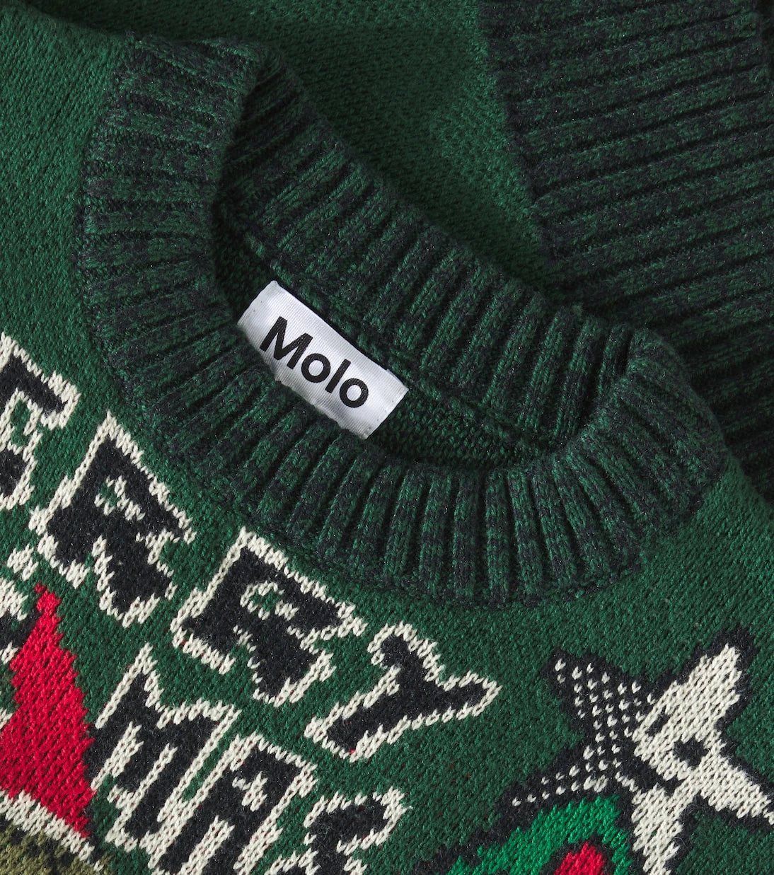 Molo - Bello intarsia cotton-blend sweater