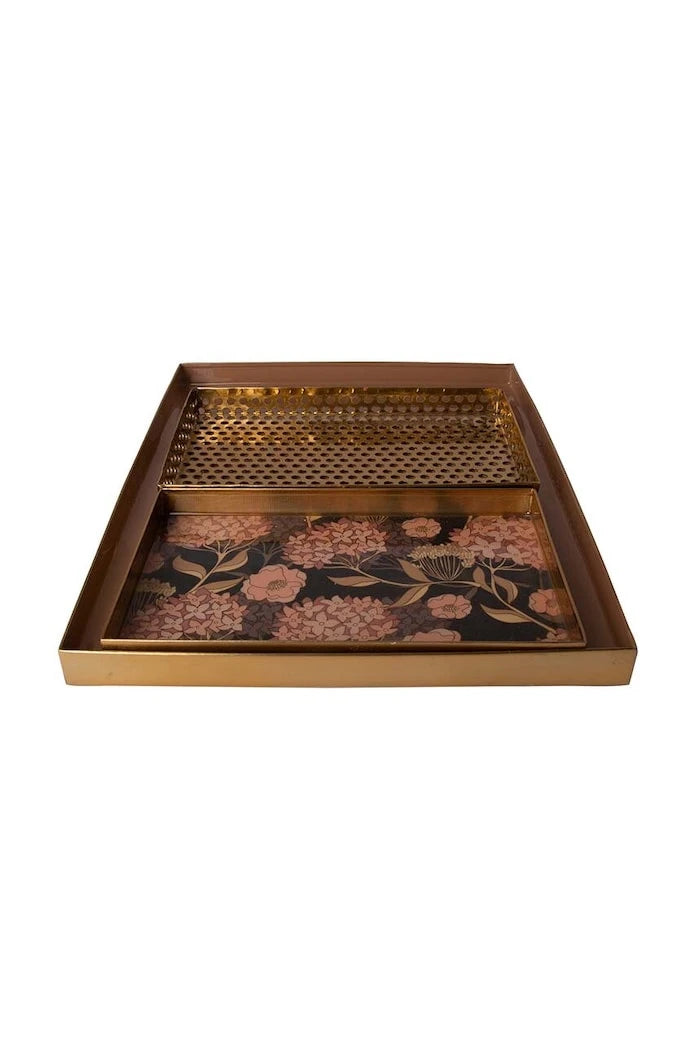 AU Maison Dekoratif Tepsi (2 Parça)