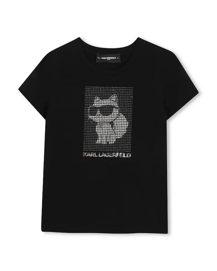 Karl Lagerfeld çocuk pamuklu tişört