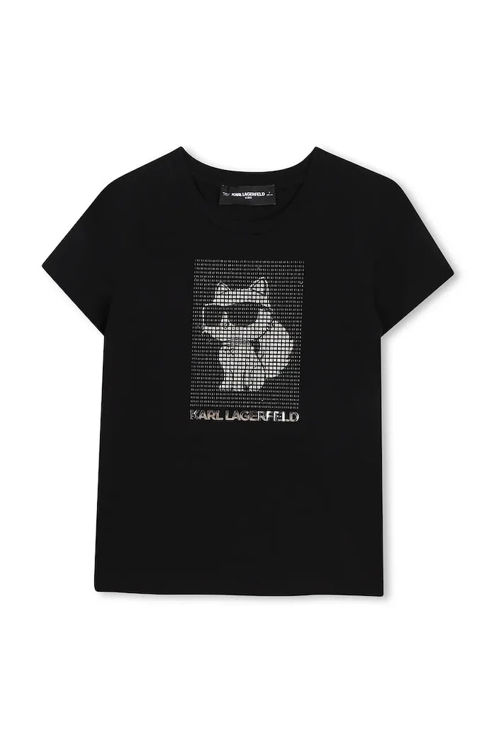 Karl Lagerfeld çocuk pamuklu tişört