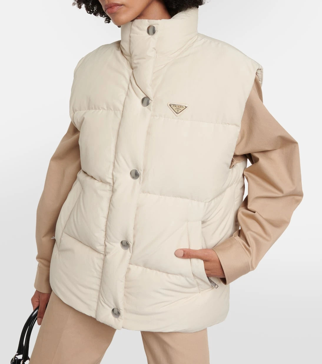 Prada - Embellished down vest