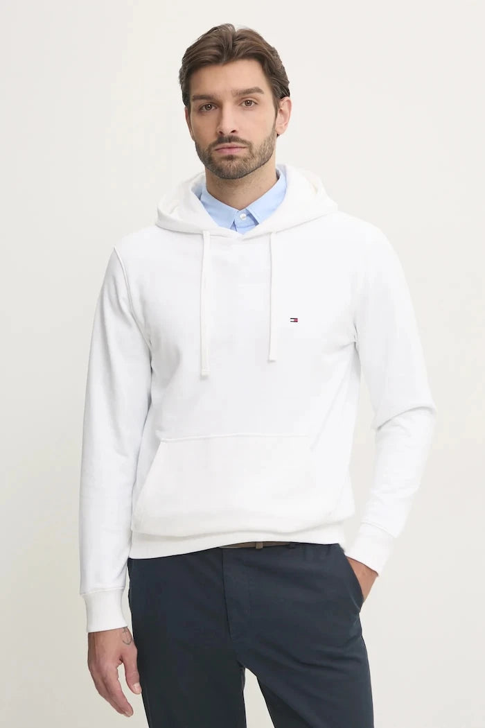 Tommy Hilfiger kapüşonlu erkek pamuklu sweatshirt