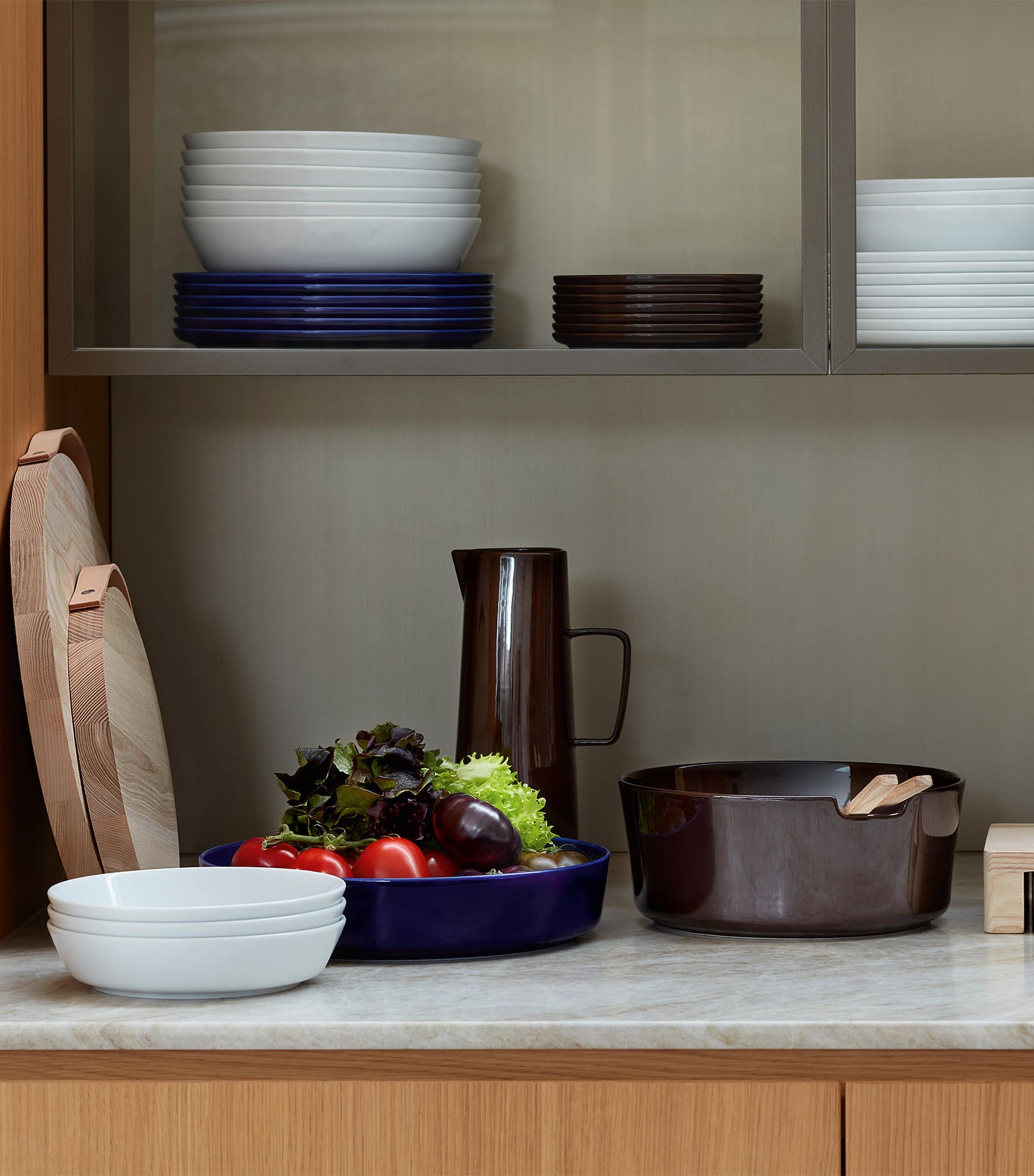 Set of 2 Porcelain Collective Starter/Pasta Bowls (20cm)