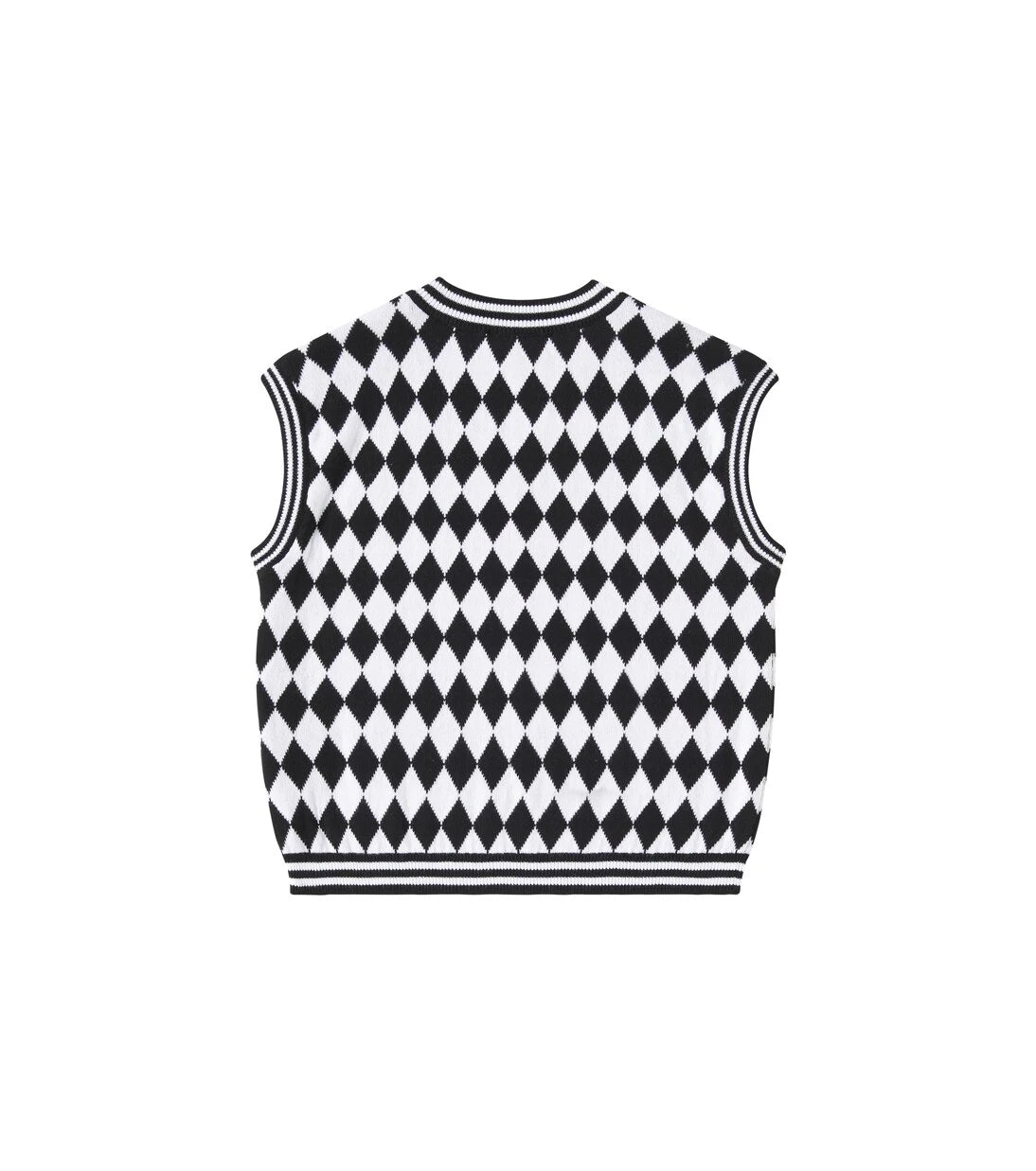 Balmain Kids - سترة صوفية بدون أكمام قطنية