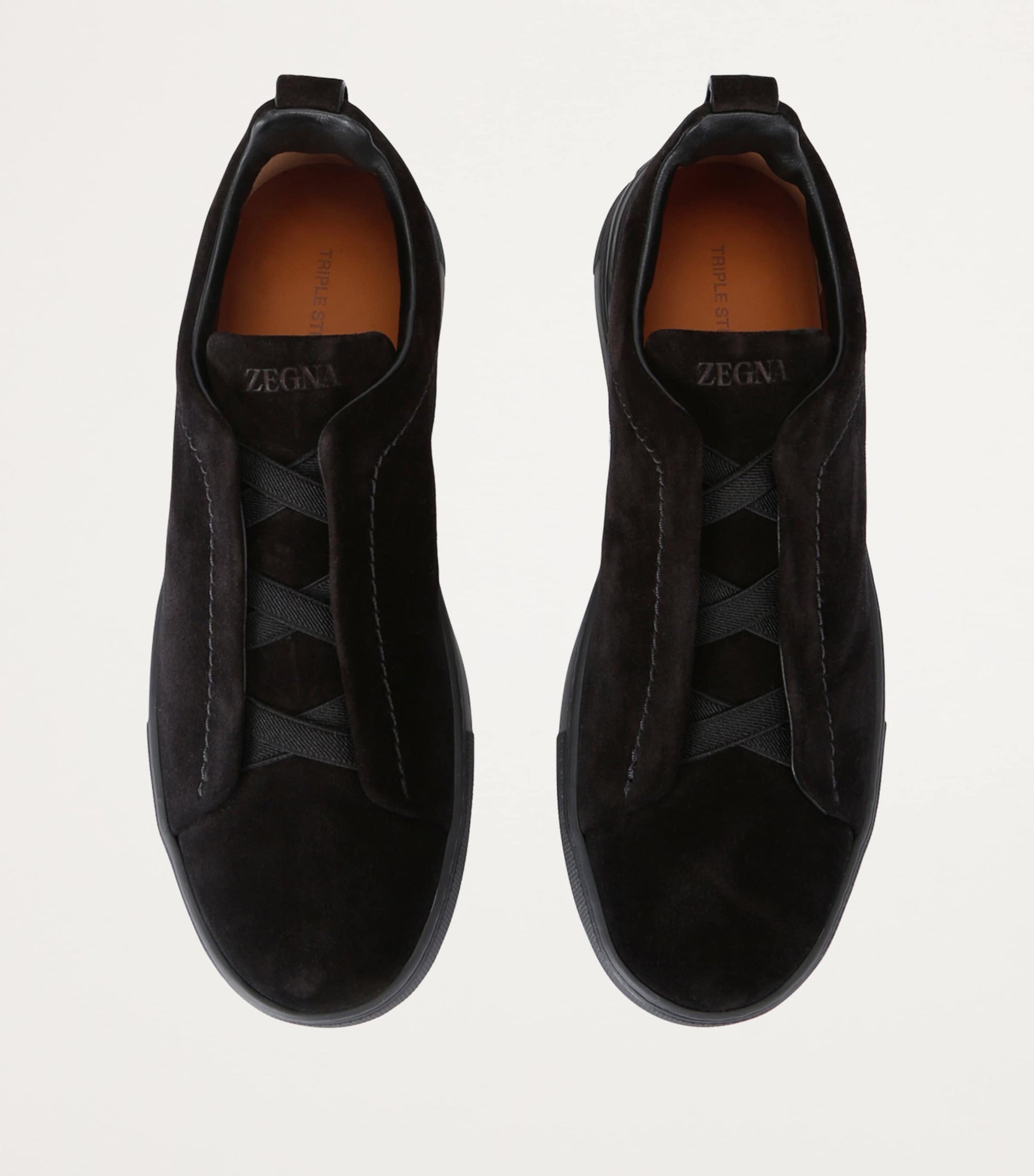 Suede Triple Stitch Sneakers