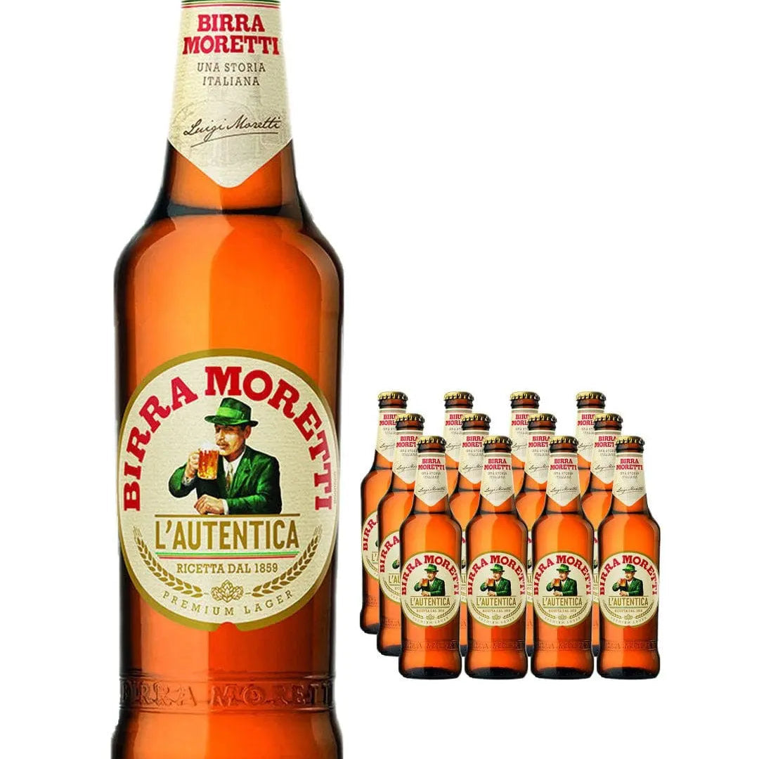Birra Moretti Premium Beer Bottle Multipack, 12 x 660 ml