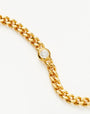 Birthstone Chain Bracelet - April | 18ct Gold Plated Vermeil/Crystal Bracelets Missoma 