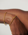 Birthstone Chain Bracelet - August | 18ct Gold Plated Vermeil/Peridot Bracelets Missoma 