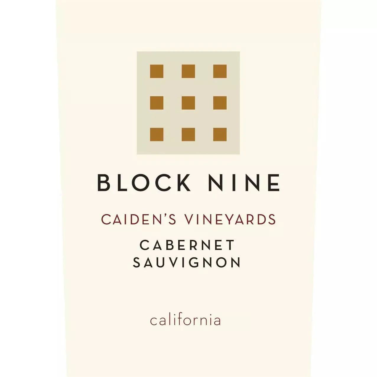 Block Nine - Caiden's Vineyard - Cabernet Sauvignon