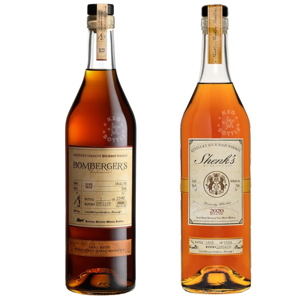 Bomberger’s Declaration 2020 + Shenk’s Homestead Sour Mash 2020 Combo (2 x 750 ml)