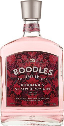 Boodles British Rhubarb & Strawberry Gin (750ml)