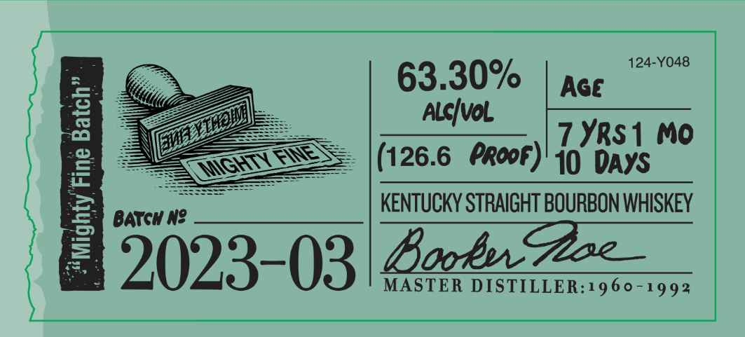 Booker's 2023 - 03 Mighty Fine Batch (750 ml)