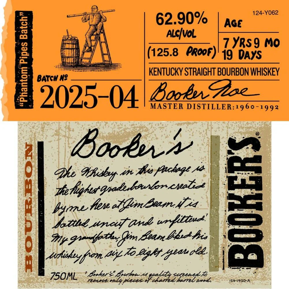 Booker's “Phantom Pipes Batch” 2025-04 Bourbon Whiskey (750mL)