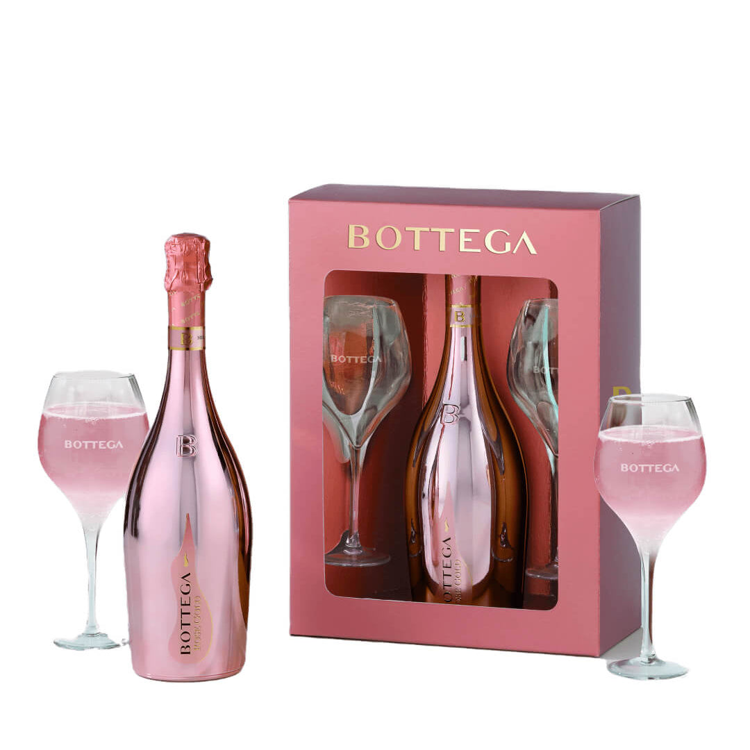 Bottega Confezione Glamour Rose Gold Gift Set, 75 cl