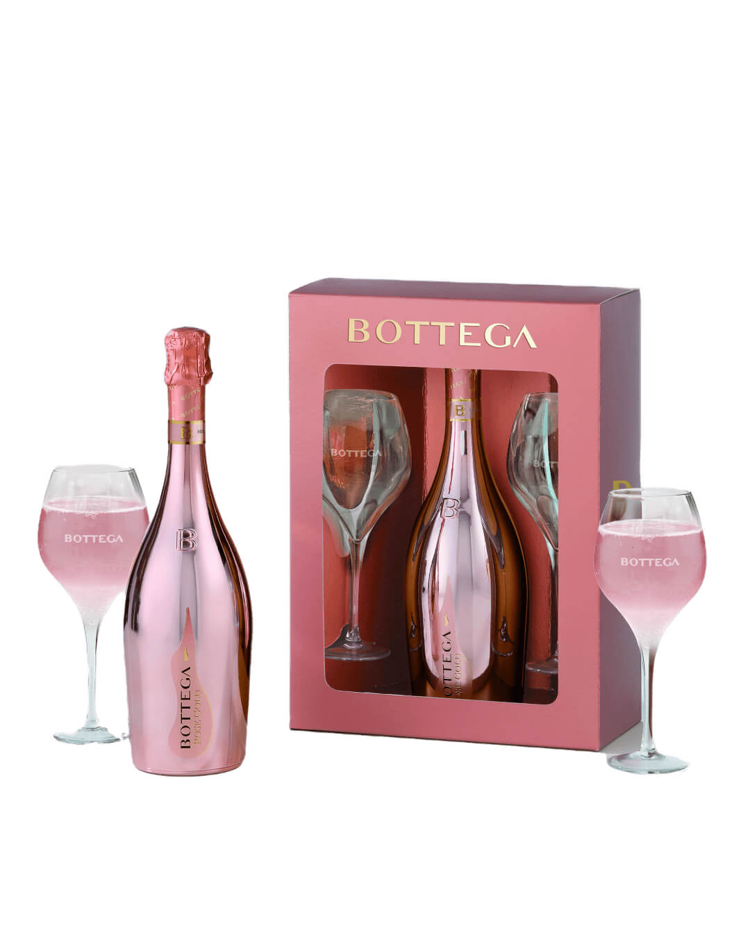Bottega Confezione Glamour Rose Gold Gift Set, 75 cl