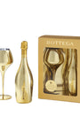 Bottega Confezione Gold and Magnifico Gold Glass Prosecco, 75 cl