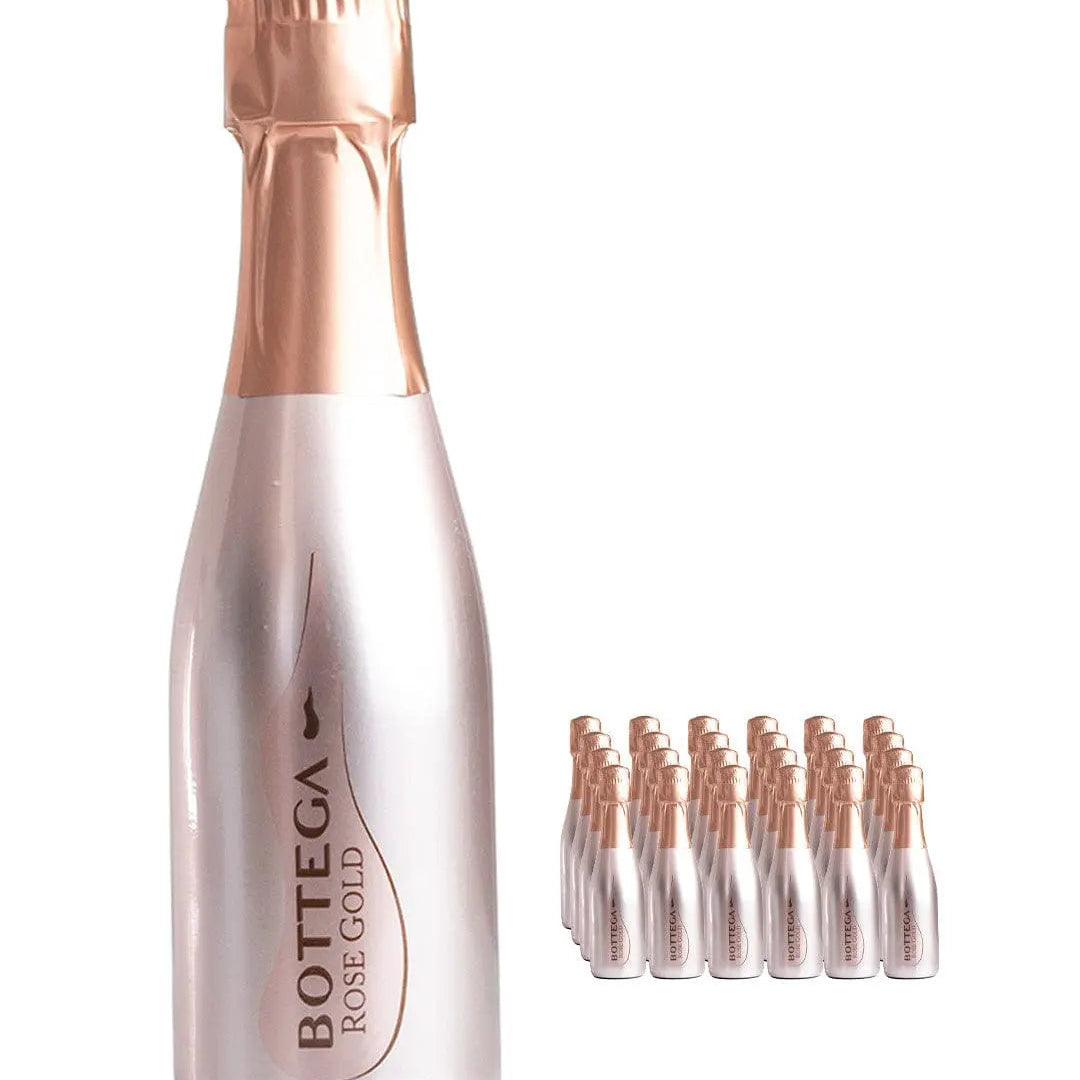 Bottega Rose Gold Spumante Sparkling Wine Multipack, 24 x 20 cl