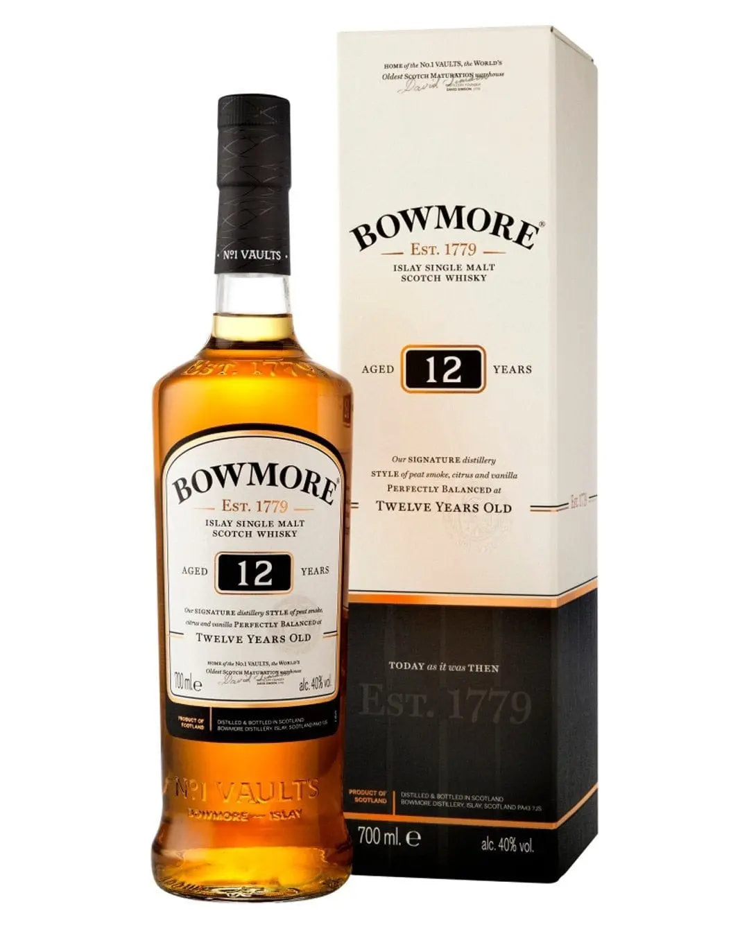 Bowmore 12 Year Old Whisky, 70 cl