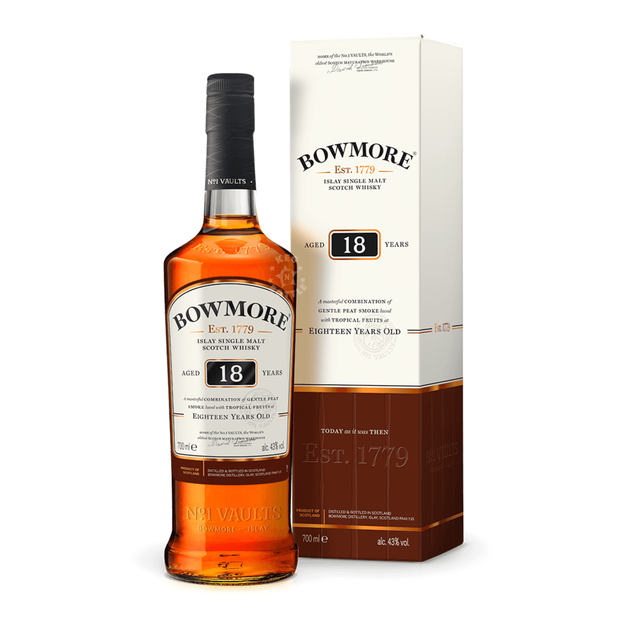 Bowmore 18 Year Single Malt Scotch Whisky (750 ml)