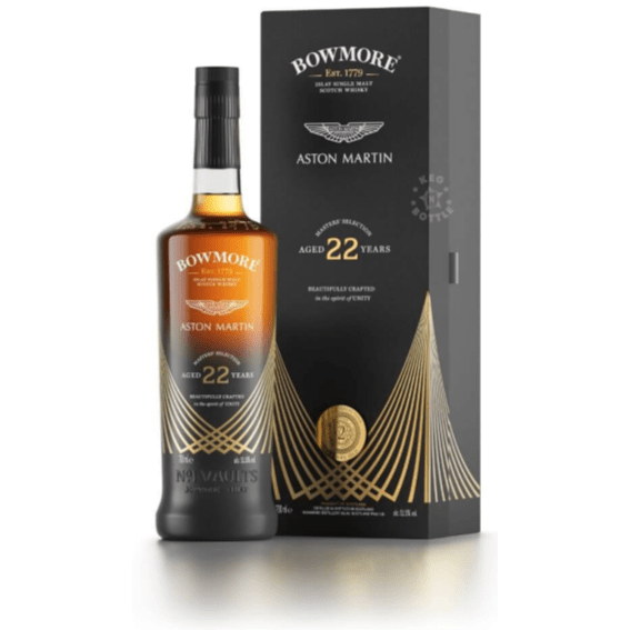 Bowmore Aston Martin 22 Year Single Malt Scotch Whiskey (750 ml)