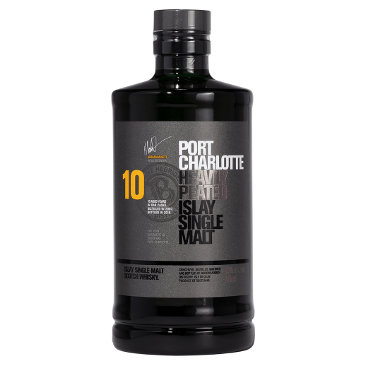 Bruichladdich Port Charlotte 10 Heavily Peated Islay Single Malt Scotch (750mL)