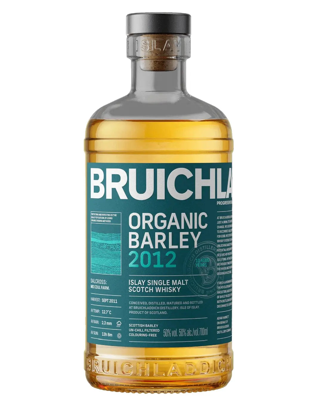 Bruichladdich The Organic 2012 Barley Scotch Whisky, 70 cl
