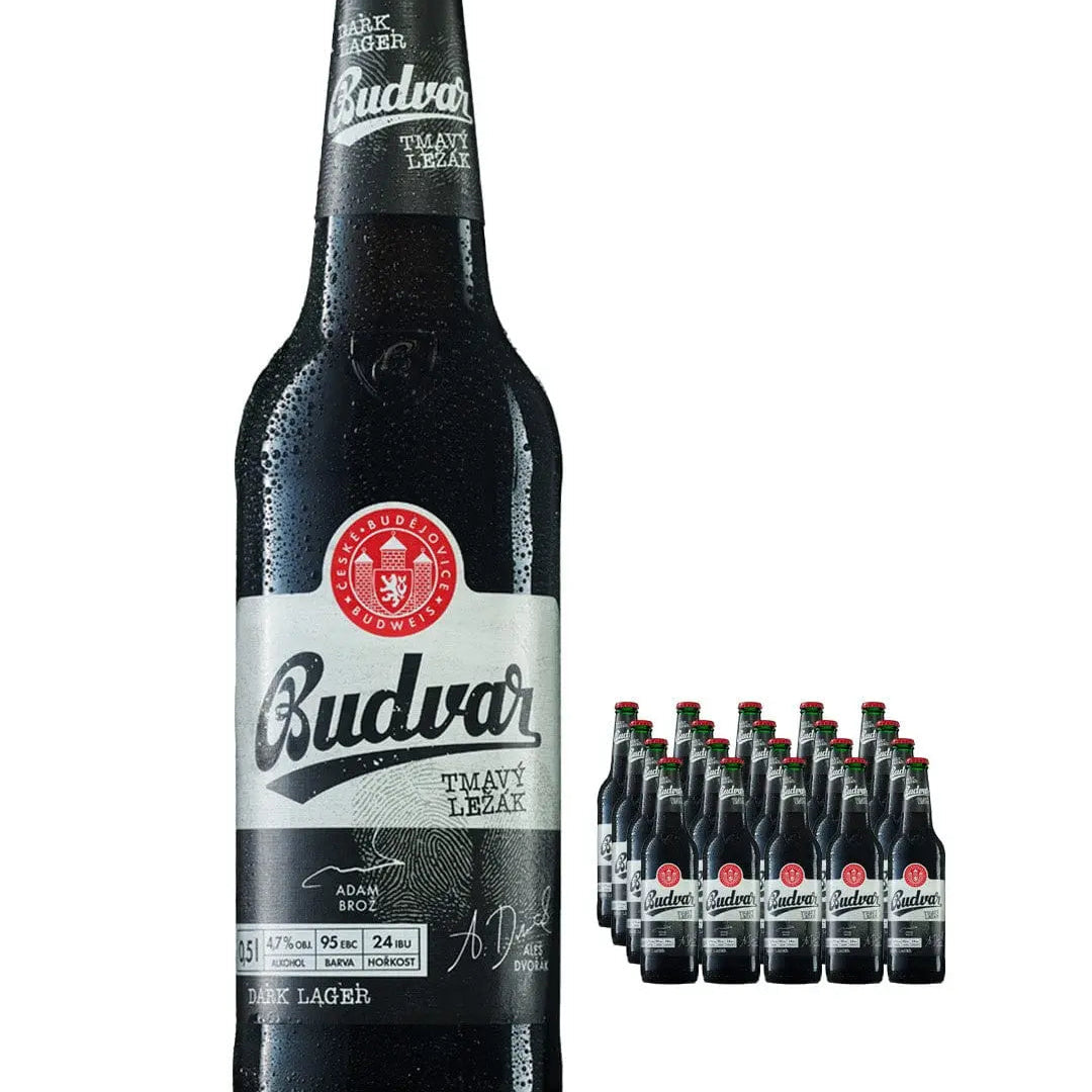 Budweiser Budvar Dark Beer Multipack, 20 x 500 ml