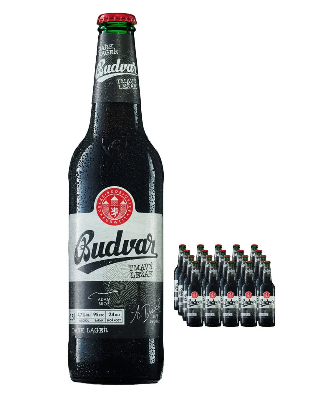 Budweiser Budvar Dark Beer Multipack, 20 x 500 ml
