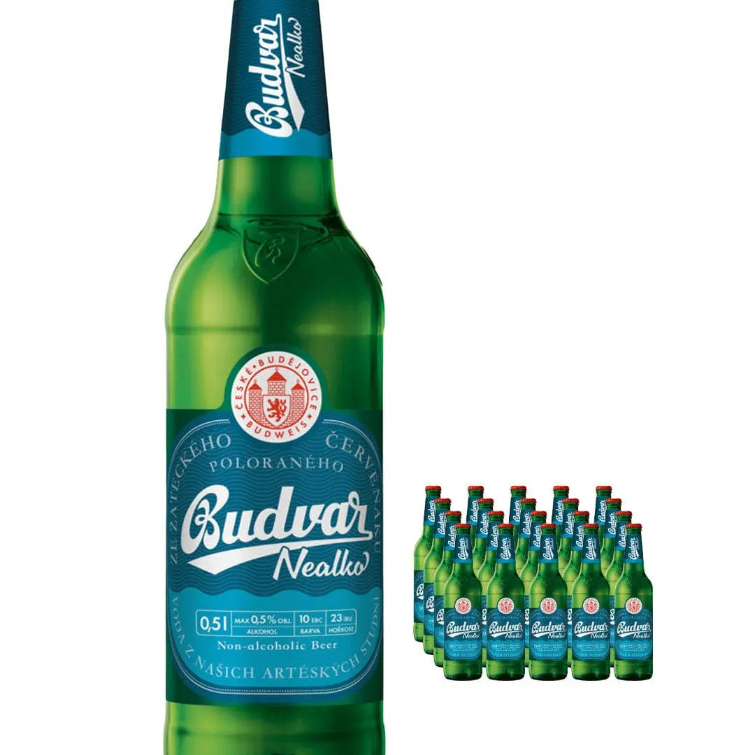 Budweiser Budvar Non Alcoholic Beer Multipack, 20 x 500 ml
