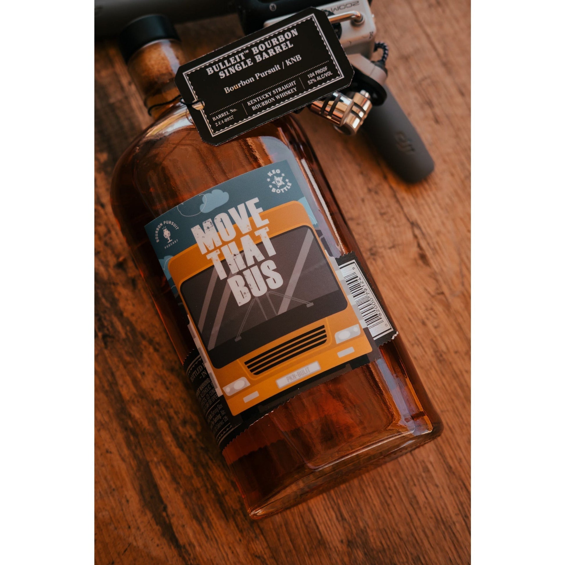 Bulleit Bourbon Single Barrel Bourbon (Move That Bus 2-E4-0957) - Bourbon Pursuit & Keg N Bottle Private Barrel Pick 750 ml