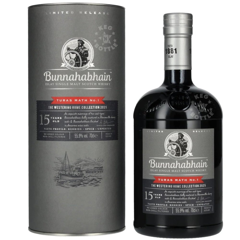 Bunnahabhain 15 Years Old No. 1 The Westering Home Collection Single Malt Whiskey (750 mL)